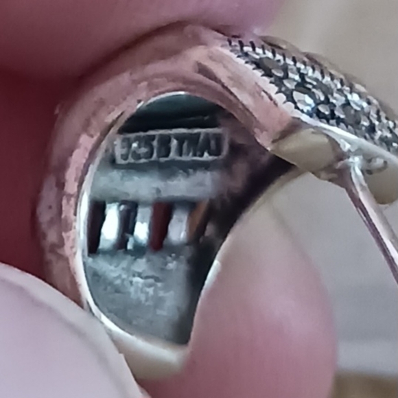 925 Sterling Silver Turquoise Earrings - Picture 3 of 11